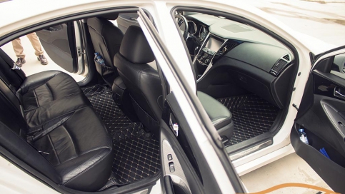 Thảm lót sàn ô tô 5D 6D Hyundai Sonata giá gốc tận xưởng, bảo hành trọn đời